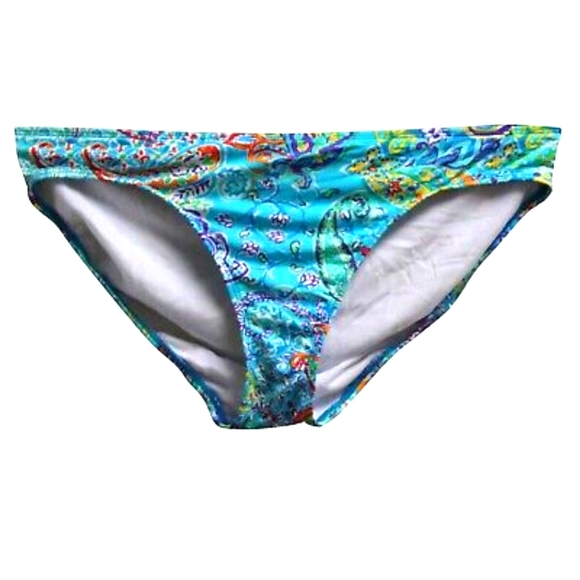 Ralph Lauren paisley bikini bottoms size us 8 - Picture 1 of 4